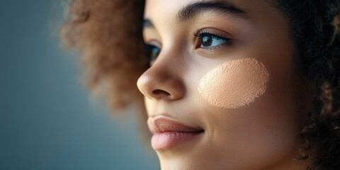 Poster - Woman's Face Makeup Close Up