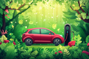  Charging Electric Vehicle Concept