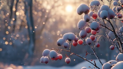 Poster - Winter Berries.