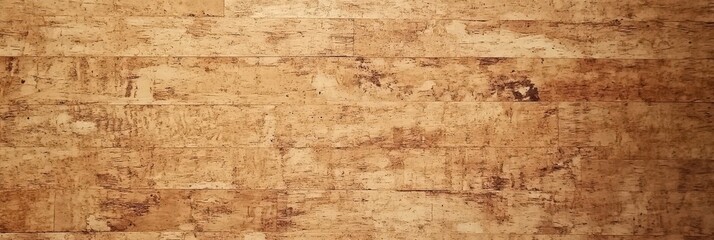 Poster - Aged Beige Cork Flooring Top View