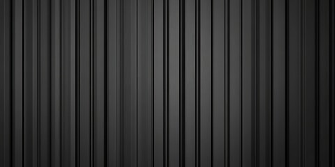 Poster - Black Metal Background with Vertical Stripes