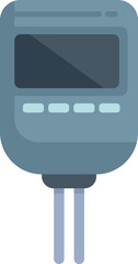 Fototapete - Digital soil meter showing the composition and condition of the ground for agricultural purposes