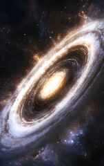 Wall Mural - swirling galaxy in deep space