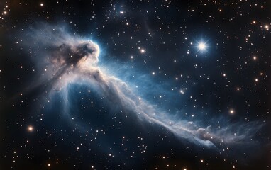 Wall Mural - stunning cosmic nebula in deep space
