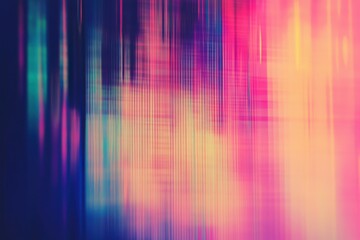 Poster - Soft noisy patterns on a vibrant digital canvas: distorted textures with a retro feel and vhs glitch flair. Embracing low-fidelity vintage styles