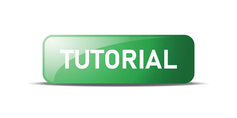 Poster - Play video tutorials icon in flat style. Education software vector illustration on isolated background. Webinar training sign business concept.