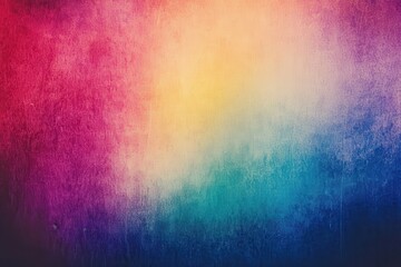 Poster - Colorful blurring gradient background design. Lively pixelated soft texture pattern. Retro multi-color aesthetic with a vintage feel. Vhs flawed surface