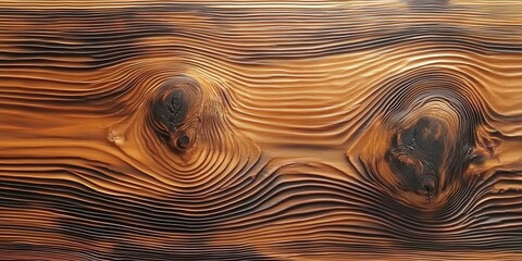 Poster - Textured Wooden Surface with Unique Patterns