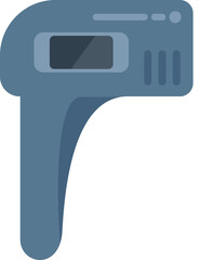 Poster - electronic medical infrared thermometer for measuring human body temperature