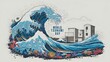 © Art & Stock - World Tsunami Day, awareness. poster, bANNER, sTORY.