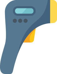 Poster - non contact infrared thermometer measuring temperature for fever detection