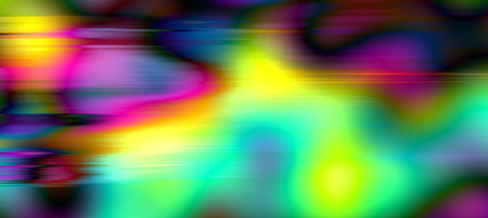 Abstract fractal explosion of spectral colors in motion, creativity and imagination.