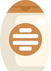 Poster - plastic bottle containing shower gel, shampoo or liquid soap based on honey