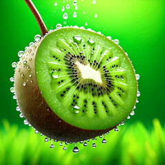 slice of kiwi