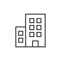 Poster - Building icon. Real estate symbol modern, simple, vector, icon for website design, mobile app, ui. Vector Illustration