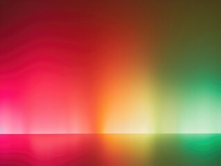 Poster - Vibrant gradient showcasing red, orange, yellow, and green hues, creating a stunning visual effect suitable for art and design.