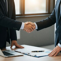 Corporate Partnership Handshake