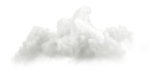 Poster - Steam white clouds ozone transparent backgrounds special effect 3d illustration