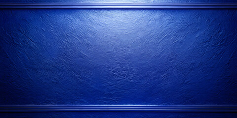 Poster - Royal Blue Textured Background: A rich, deep blue backdrop with a subtly textured surface, framed by a refined border. Perfect for adding a touch of sophistication and elegance to your designs. 
