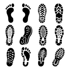 foot print icons