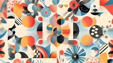 Poster - Kaleidoscopic Insulin Molecule Pattern A Visually Captivating Digital Art Design that Repeats and Rotates the Molecular Motifs to Create a Mesmerizing Psychedelic Backdrop or Wallpaper