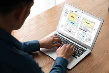 Website design software provide modish template for online retail business and e-commerce