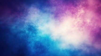 Poster - Abstract background with a smooth gradient blur of blue and purple tones, enhanced by a grainy noise texture for added depth and modern appeal.