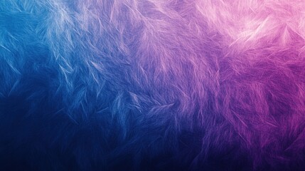 Poster - Blue and purple gradient blur with a grainy noise texture, creating a soft, abstract background with a calming, ethereal feel.