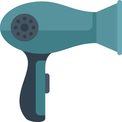 Sticker - Professional hair dryer blowing hot air, a must have tool for hairdressers and barbers