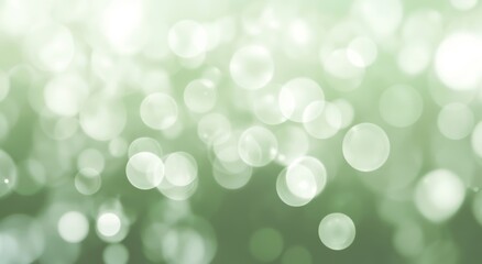 Poster - Abstract Green Bokeh Background