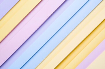 Poster - Abstract Diagonal Pastel Stripes Background