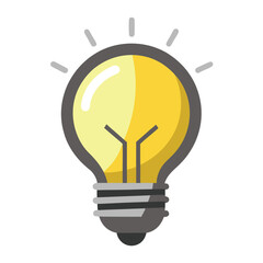 3D Bulb Vector Graphic.