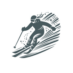 Wall Mural - Skiing 1005