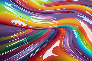 Wall Mural - Hintergrund abstrakt bunt Deep Space Splash