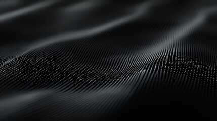 Aufkleber - Abstract dark wavy surface with dot pattern, technology concept