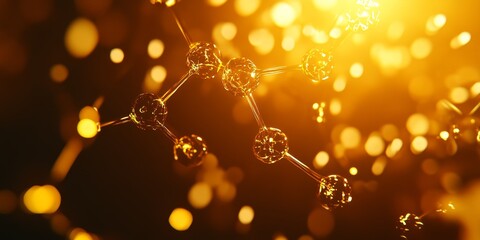 Poster - Quantum Dots Representation: Illustrate the molecular structure of quantum dots, highlighting their size and electronic properties at the nanoscale.