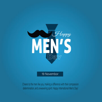 international men's day poster