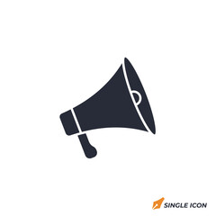 Poster - megaphone icon vector illustration. megaphone symbol isolated on white background