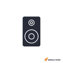 Leinwandbilder - speaker icon vector illustration. speaker symbol isolated on white background