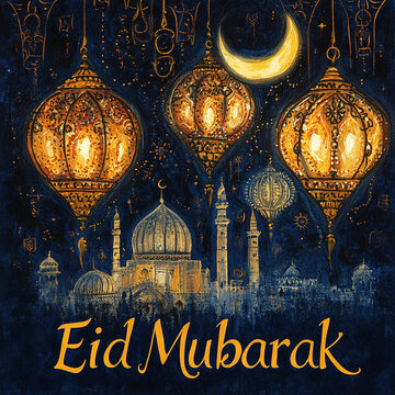 Eid mubarak poster