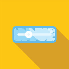 Poster - blue loading bar with cracks showing almost finished, progress bar, download status, user interface 