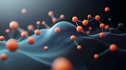 Poster - graphene layers in motion futuristic nanomaterial visualization depicting atomic sheets sliding over