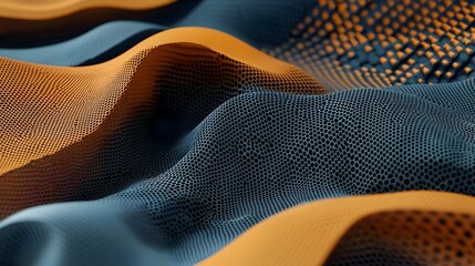 Poster - transparent graphene layers and innovative nanomaterials depicted in a flat design this image showca