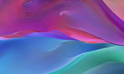 Poster - Repetitive patterns of colorful waves Video