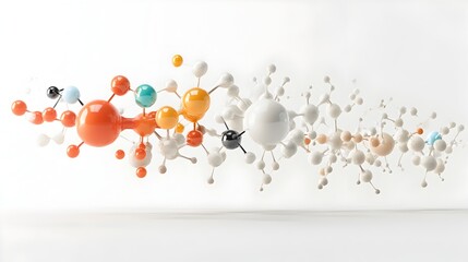 Poster - highly detailed and magnified 3d digital showcasing the complex molecular level structure and arrang