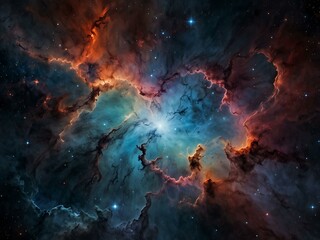 a mesmerizing nebula image filled with swirling gases and twinkling stars.