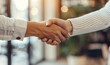 © ashan - handshake between two business professionals
