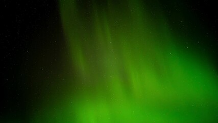 Wall Mural - time lapse of dancing green aurora in a star filled sky. only sky included.