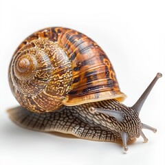 snail isolate on white background