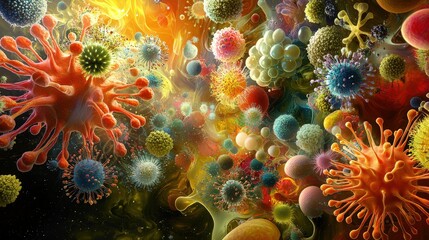 Poster - Captivating Macro View in Anime Style